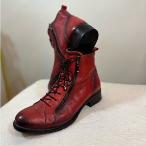 Women's Boots Hand Made Design From Italy Size 40